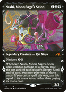 Nashi, Moon Sage's Scion (Showcase) (Foil Etched) (NEO-421) [Kamigawa: Neon Dynasty] Foil