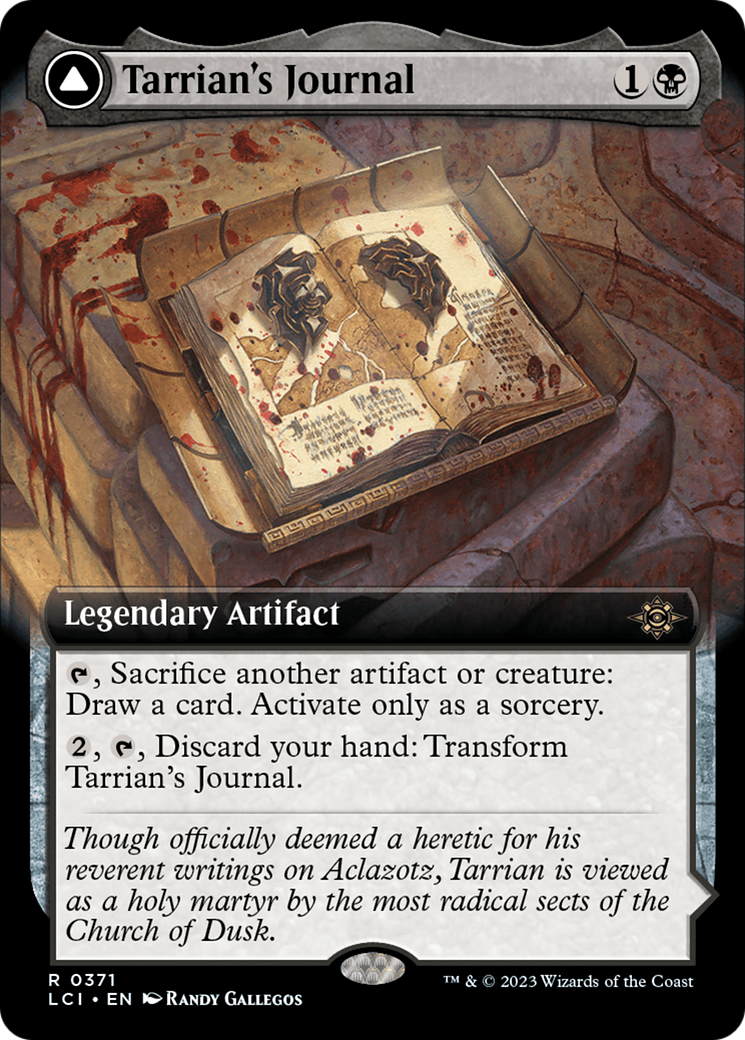 Tarrian's Journal // The Tomb of Aclazotz (LCI-371) [The Lost Caverns of Ixalan]: (Extended Art)