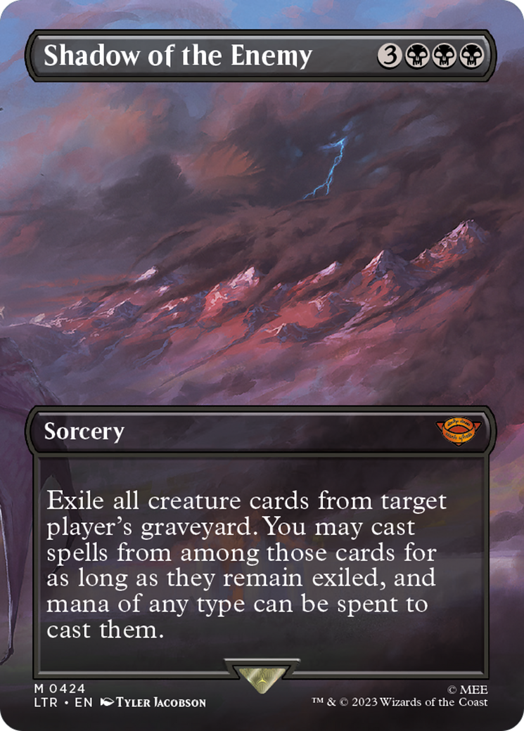 Shadow of the Enemy (LTR-424) [The Lord of the Rings: Tales of Middle-earth] (Borderless)
