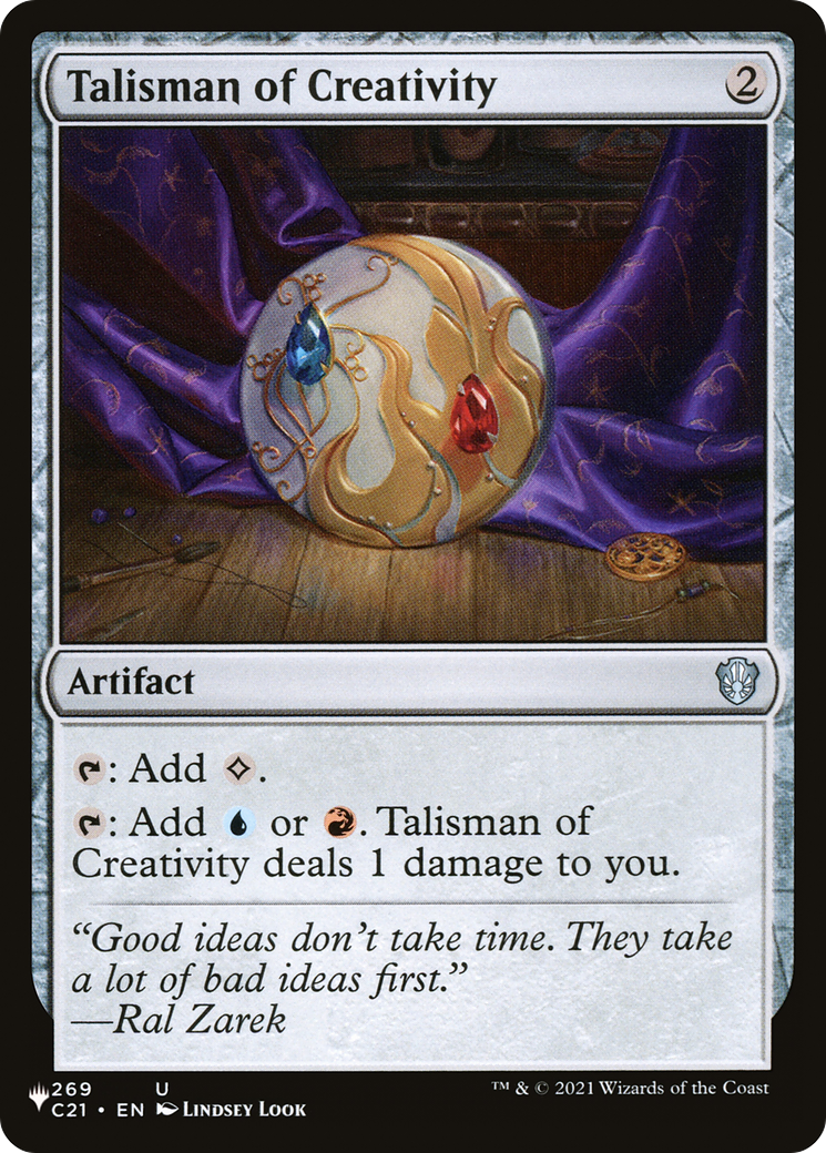 Talisman of Creativity (LIST-C21-269) [The List]