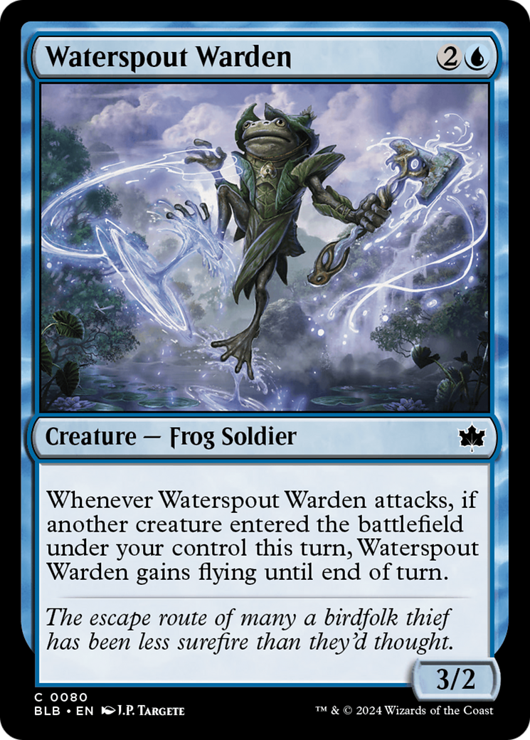 Waterspout Warden (BLB-080) [Bloomburrow] Foil