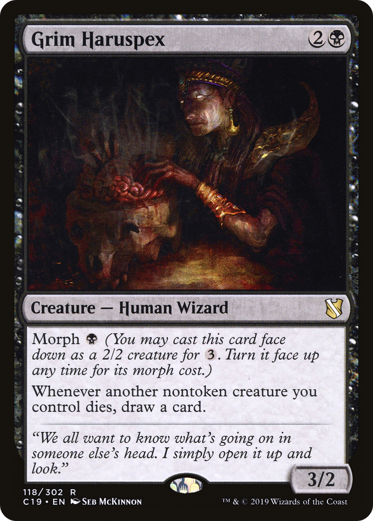 Grim Haruspex (C19-118) [Commander 2019]
