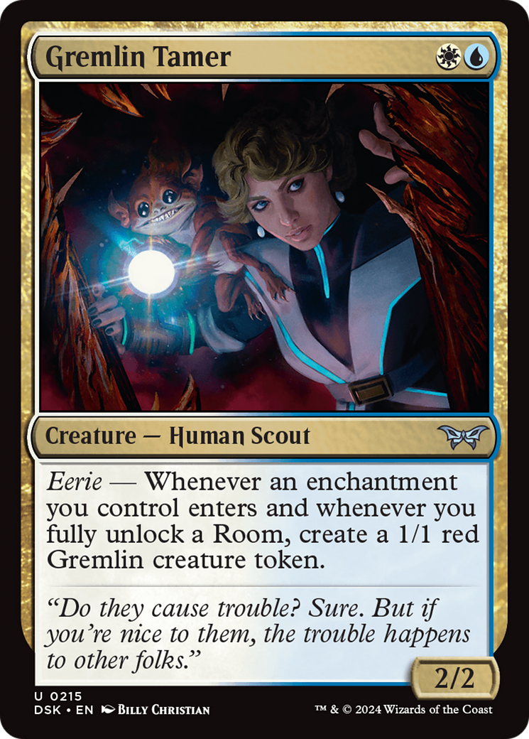 Gremlin Tamer (DSK-215) [Duskmourn: House of Horror] Foil