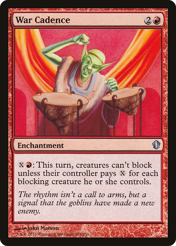 War Cadence (C13-128) [Commander 2013]