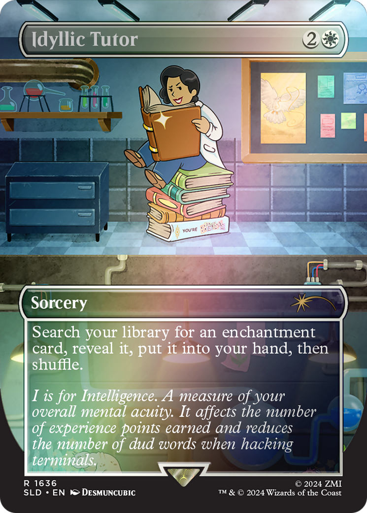 Idyllic Tutor (SLD-1636★) [Secret Lair Drop] (Borderless) Foil