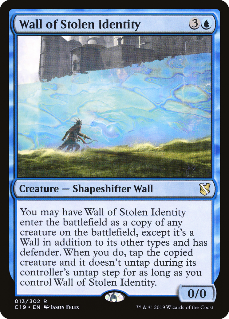 Wall of Stolen Identity (C19-013) [Commander 2019]