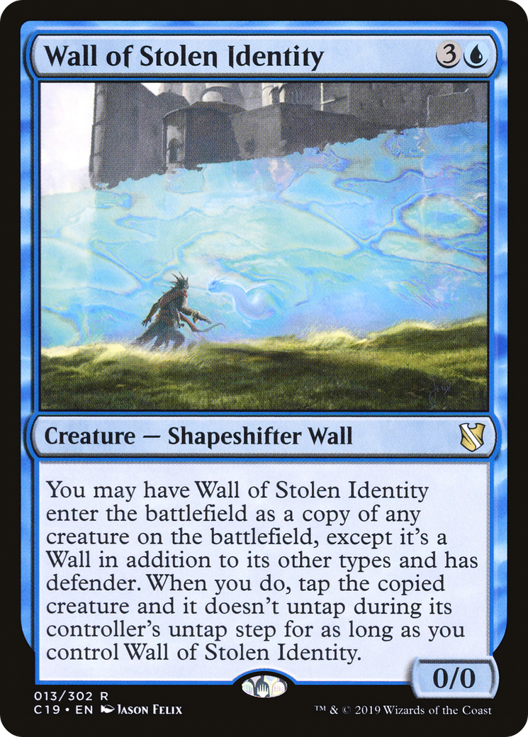 Wall of Stolen Identity (C19-013) [Commander 2019]