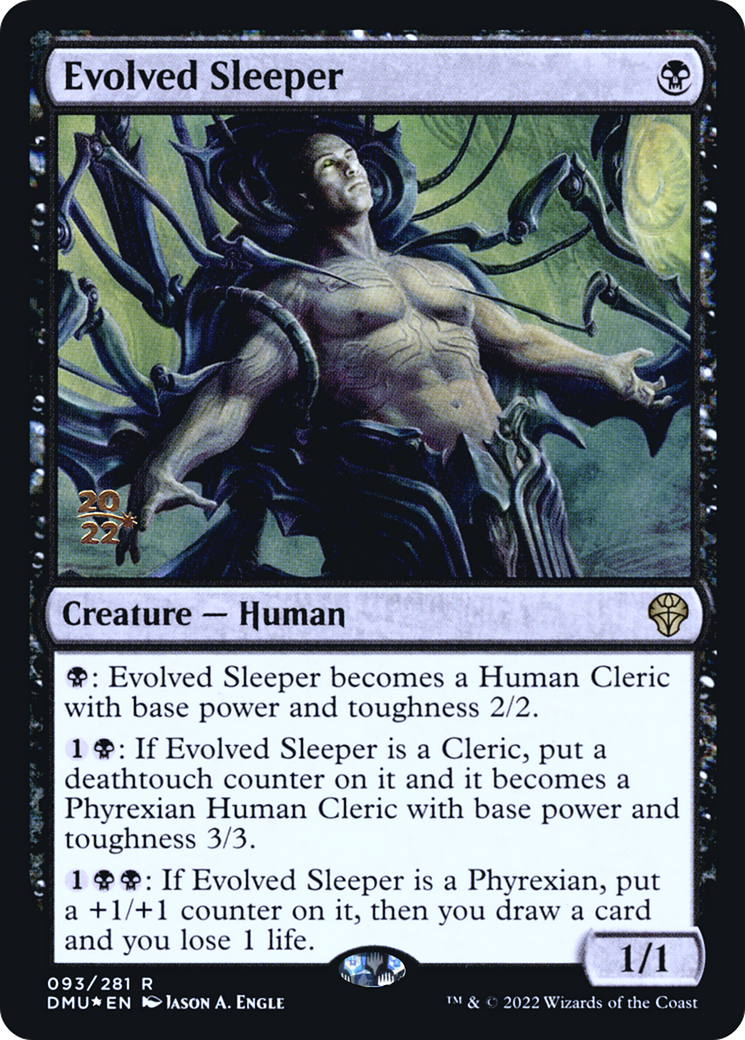 Evolved Sleeper (PRE-093) [Dominaria United Promos] Foil