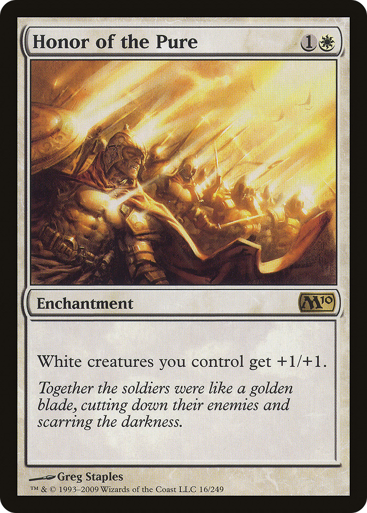 Honor of the Pure (M10-016) [Magic 2010] Foil