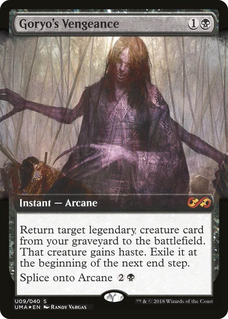 Goryo's Vengeance (UMA:BT-0U9) [Ultimate Box Topper]: (Extended Art) Foil