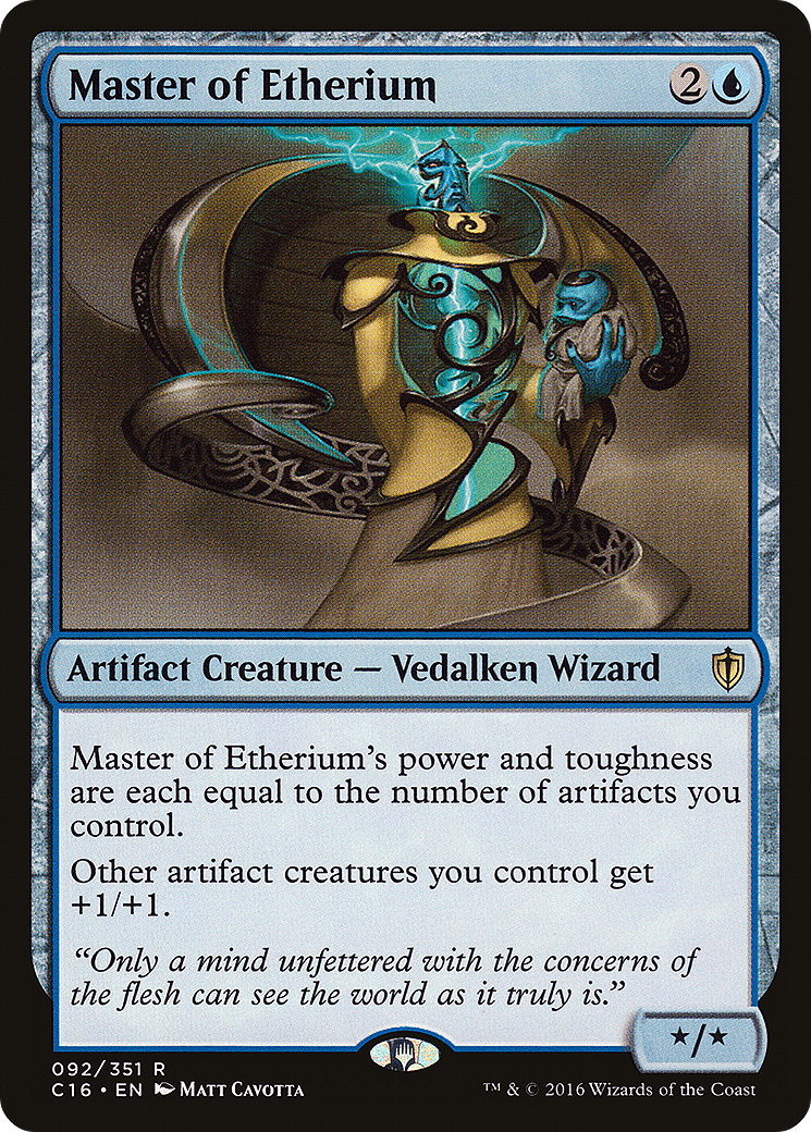 Master of Etherium (C16-092) [Commander 2016]