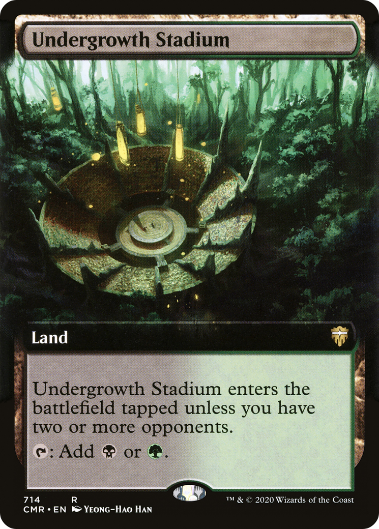 Undergrowth Stadium (Extended Art) (CMR-714) [Commander Legends]