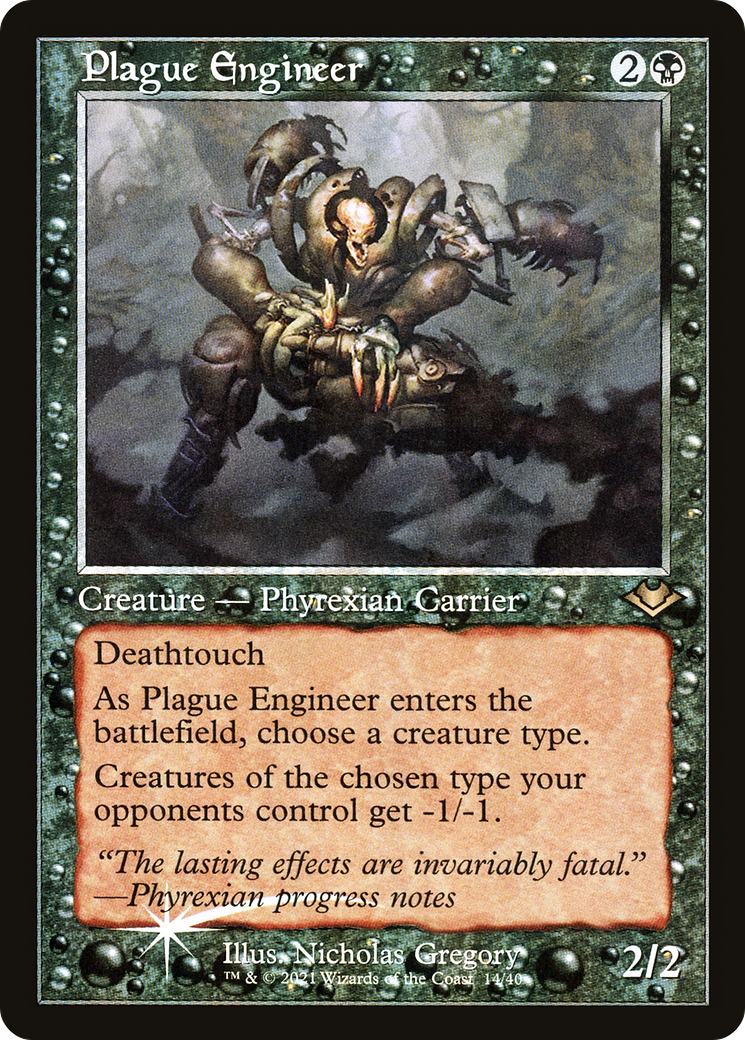 Plague Engineer (Retro Frame) (MH1-014) [Modern Horizons 1 Timeshifts] Foil