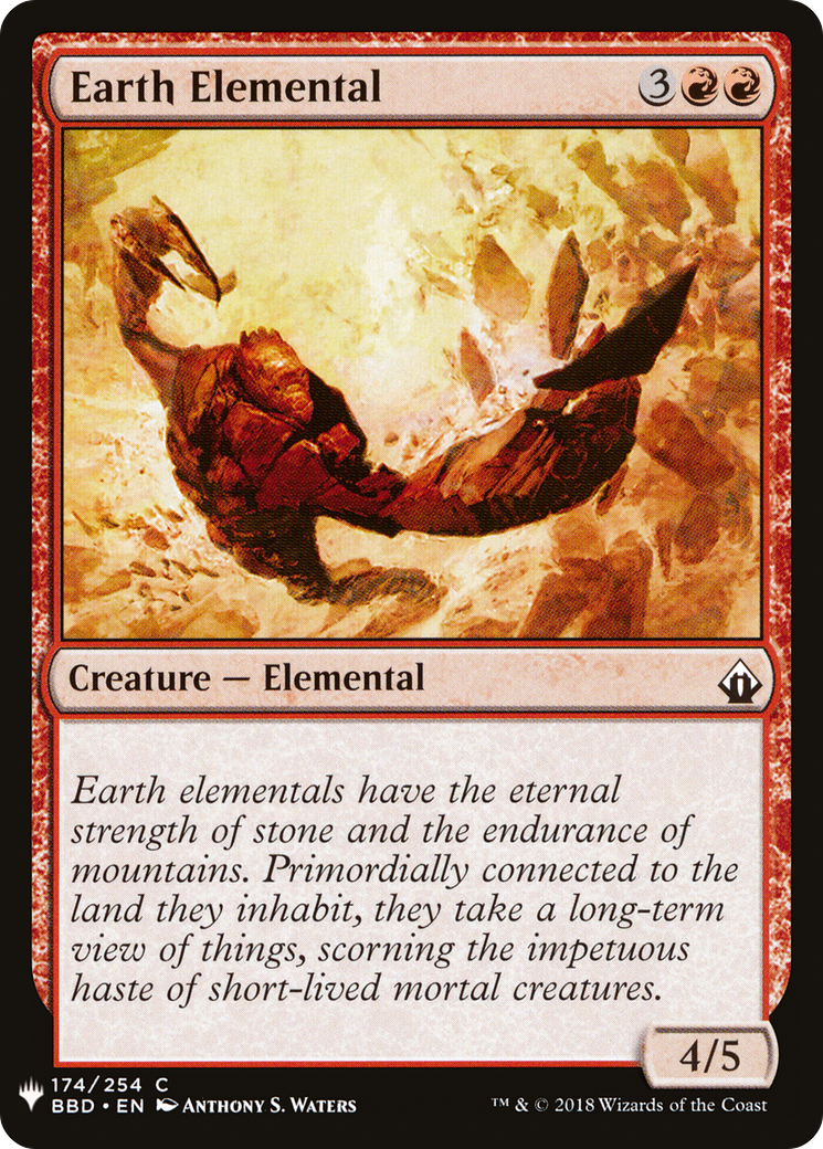 Earth Elemental (LIST-BBD-174) [The List]