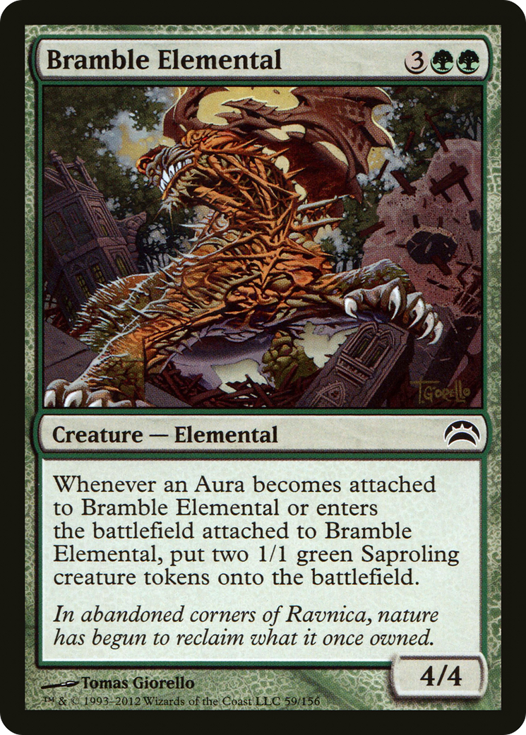 Bramble Elemental (PC2-059) [Planechase 2012] Foil