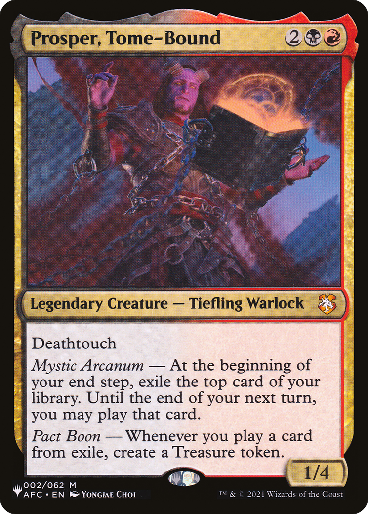Prosper, Tome-Bound (LIST-AFC-2) [The List]