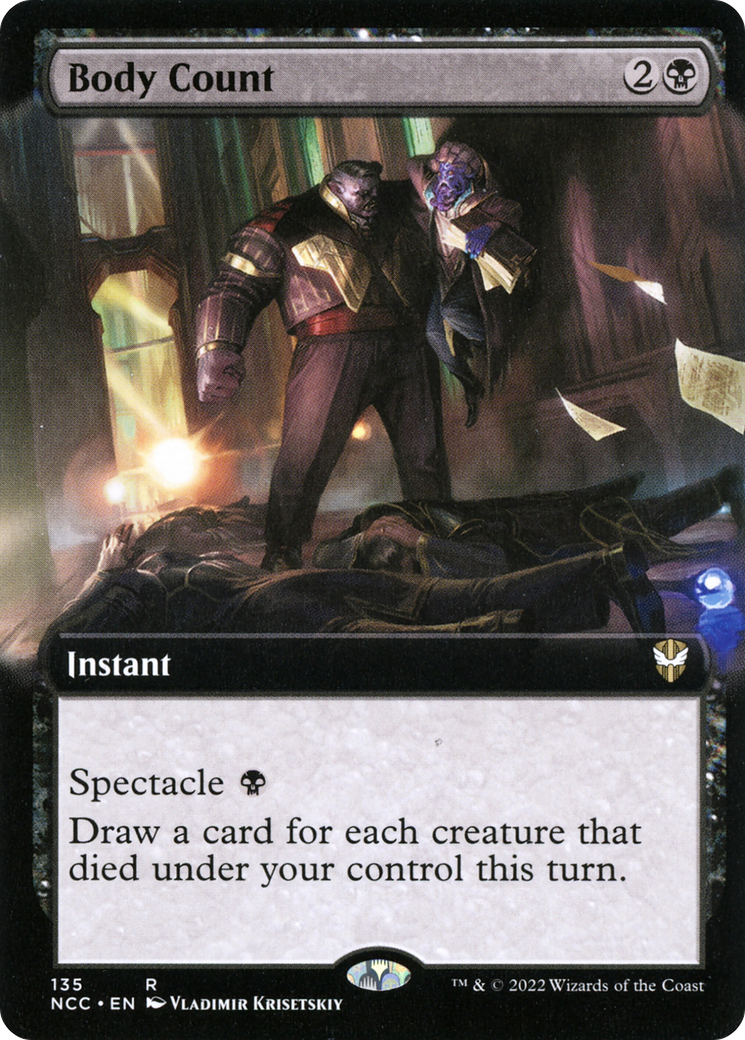 Body Count (Extended Art) (NCC-135) [New Capenna Commander]