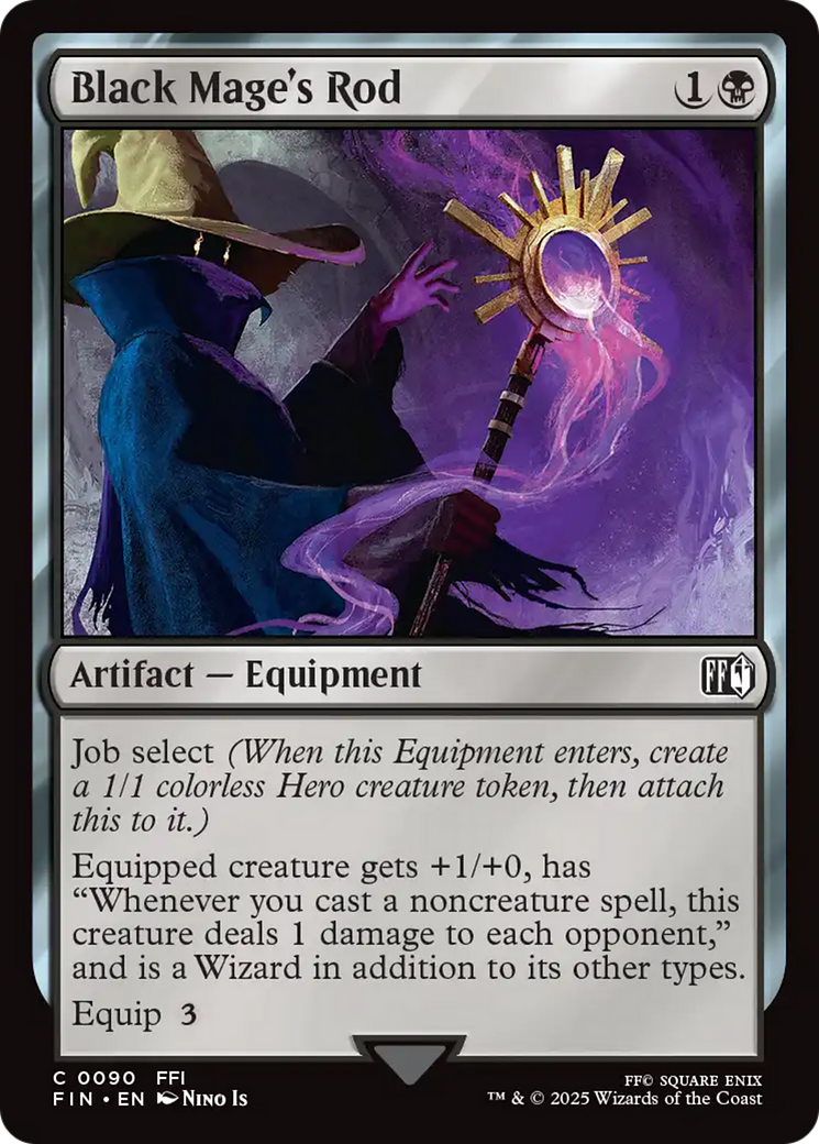 Black Mage's Rod (FIN-090) [FINAL FANTASY] Foil
