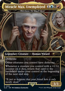 Marchesa, the Black Rose (SLD-1452) [Secret Lair Drop] / Miracle Max, Unemployed (Borderless) Foil