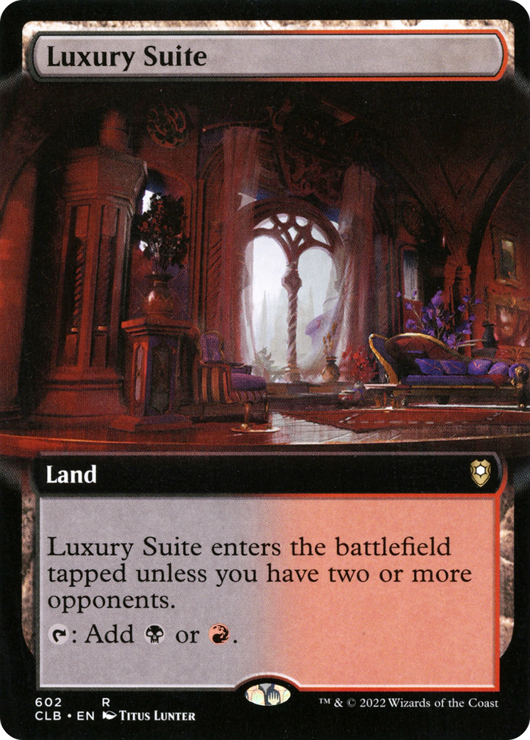 Luxury Suite (Extended Art) (CLB-602) [Commander Legends: Battle for Baldur's Gate]