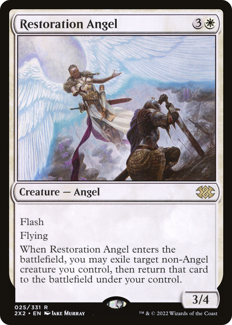 Restoration Angel (2X2-025) [Double Masters 2022] Foil
