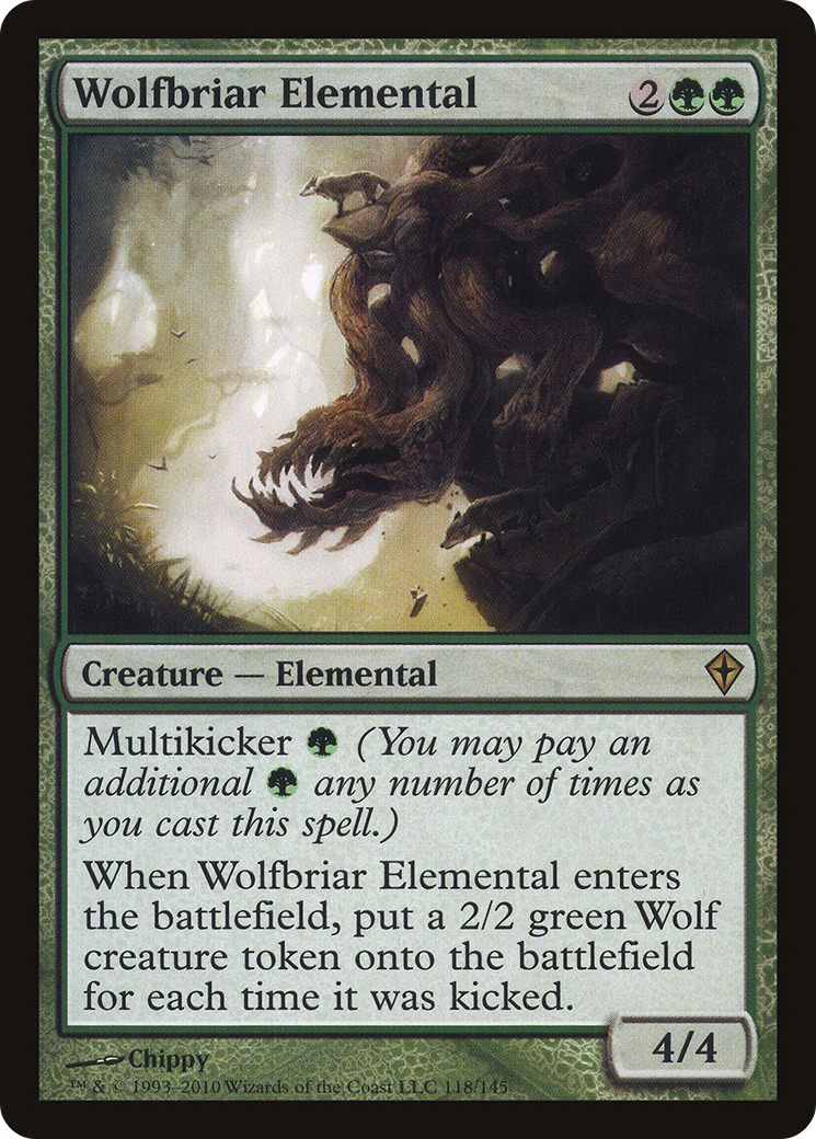 Wolfbriar Elemental (WWK-118) [Worldwake]