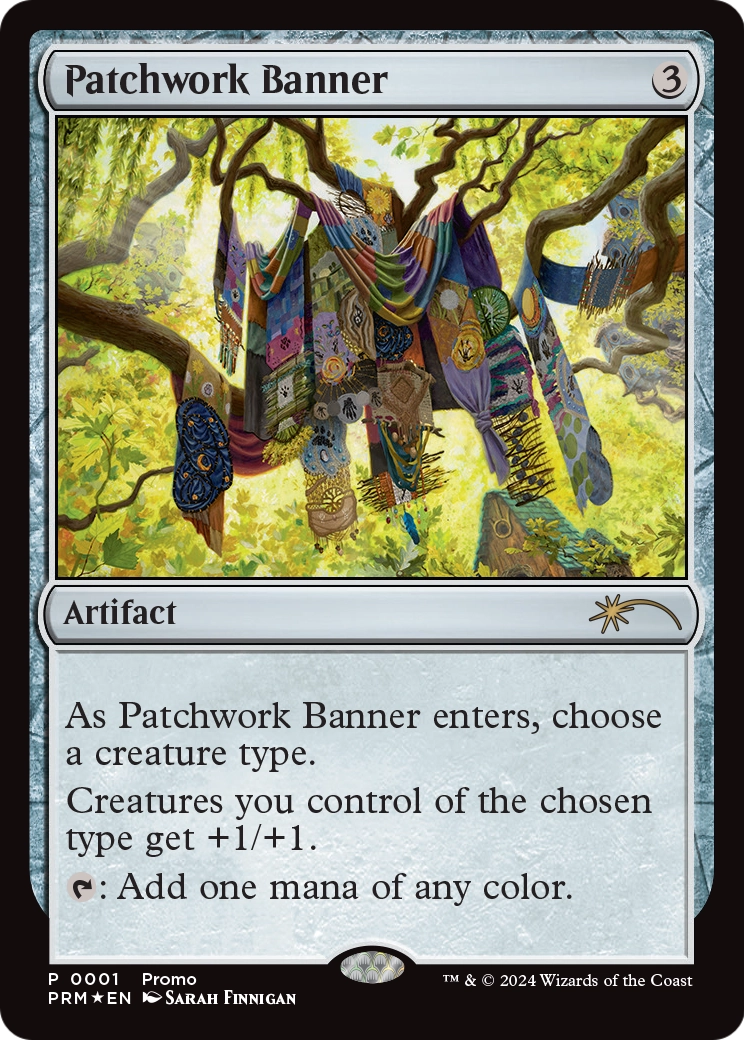 Patchwork Banner (MEDIA-001) [Media Promos] Foil