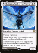 Reidane, God of the Worthy // Valkmira, Protector's Shield (KHM-021) [Kaldheim] Foil