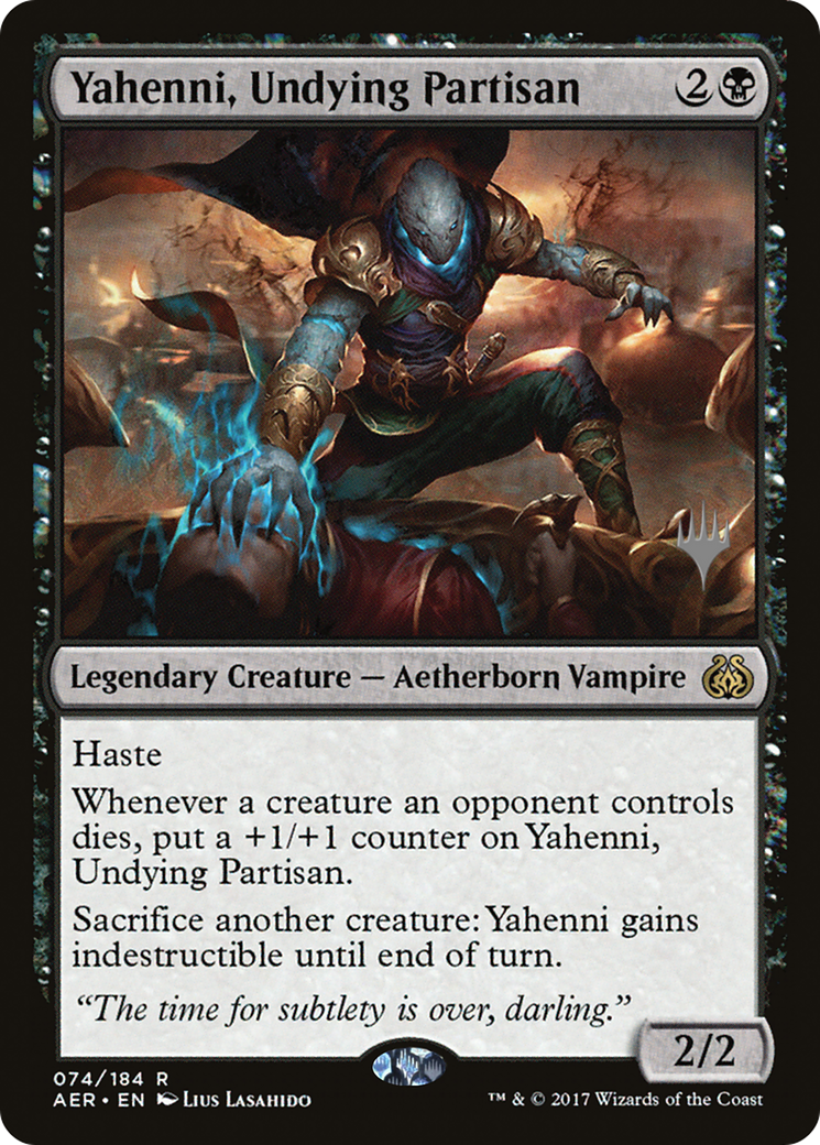 Yahenni, Undying Partisan (PPM21-74P) [Promo Pack: Aether Revolt Promos]