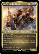 Rafiq of the Many (CMM-589) [Commander Masters] Etched Foil