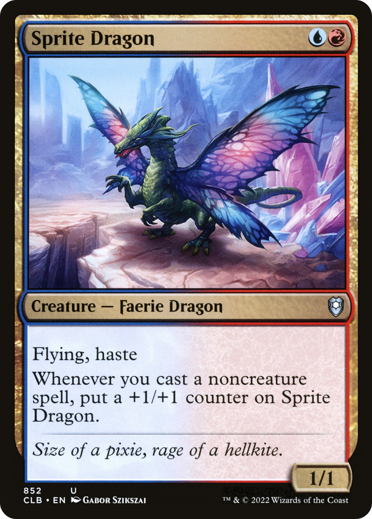 Sprite Dragon (CLB-852) [Commander Legends: Battle for Baldur's Gate]