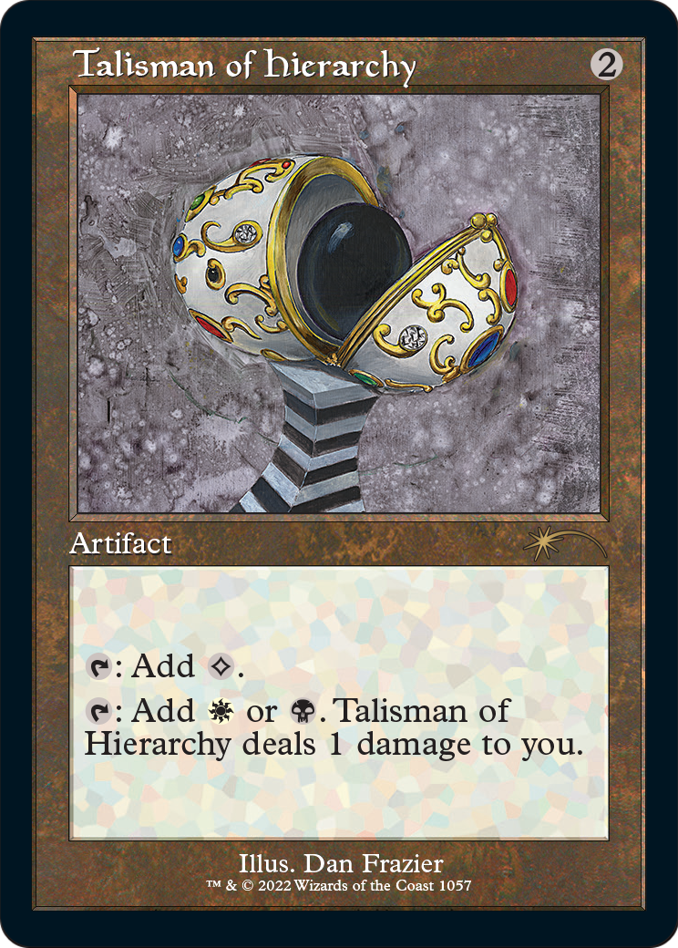Talisman of Hierarchy (Retro Frame) (SLD-1057) [Secret Lair Drop]