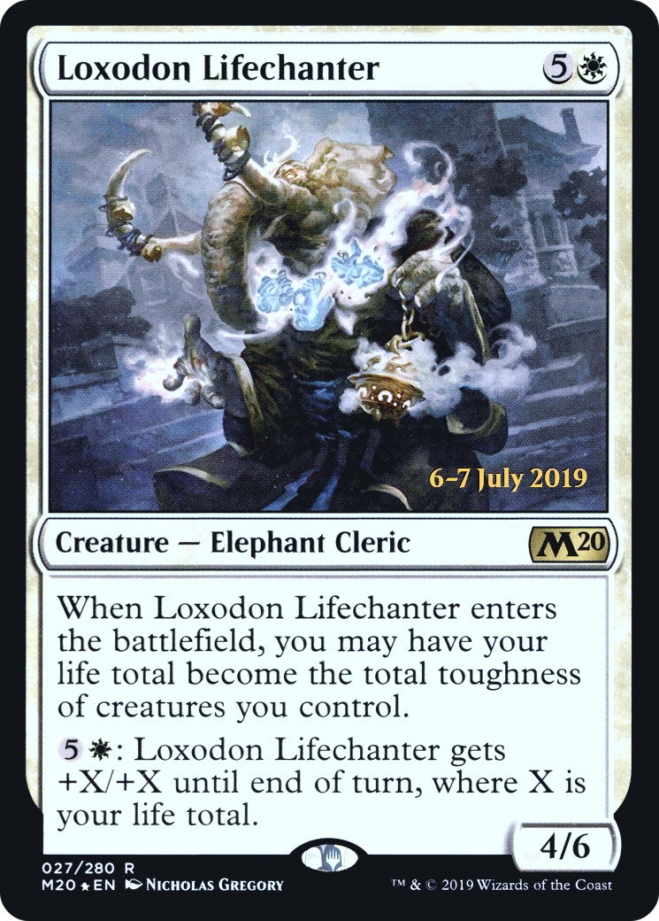 Loxodon Lifechanter (PRE-27S) [Core Set 2020 Promos] Foil
