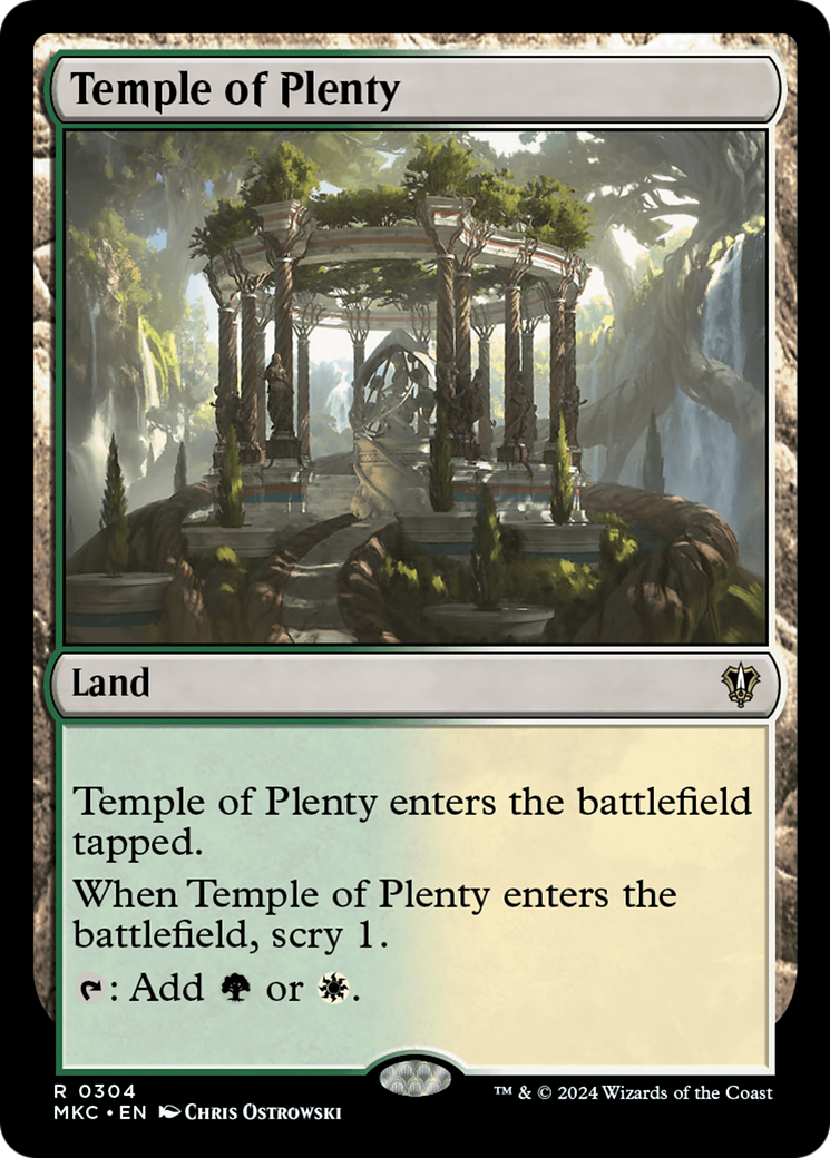 Temple of Plenty (MKC-304) [Murders at Karlov Manor Commander]