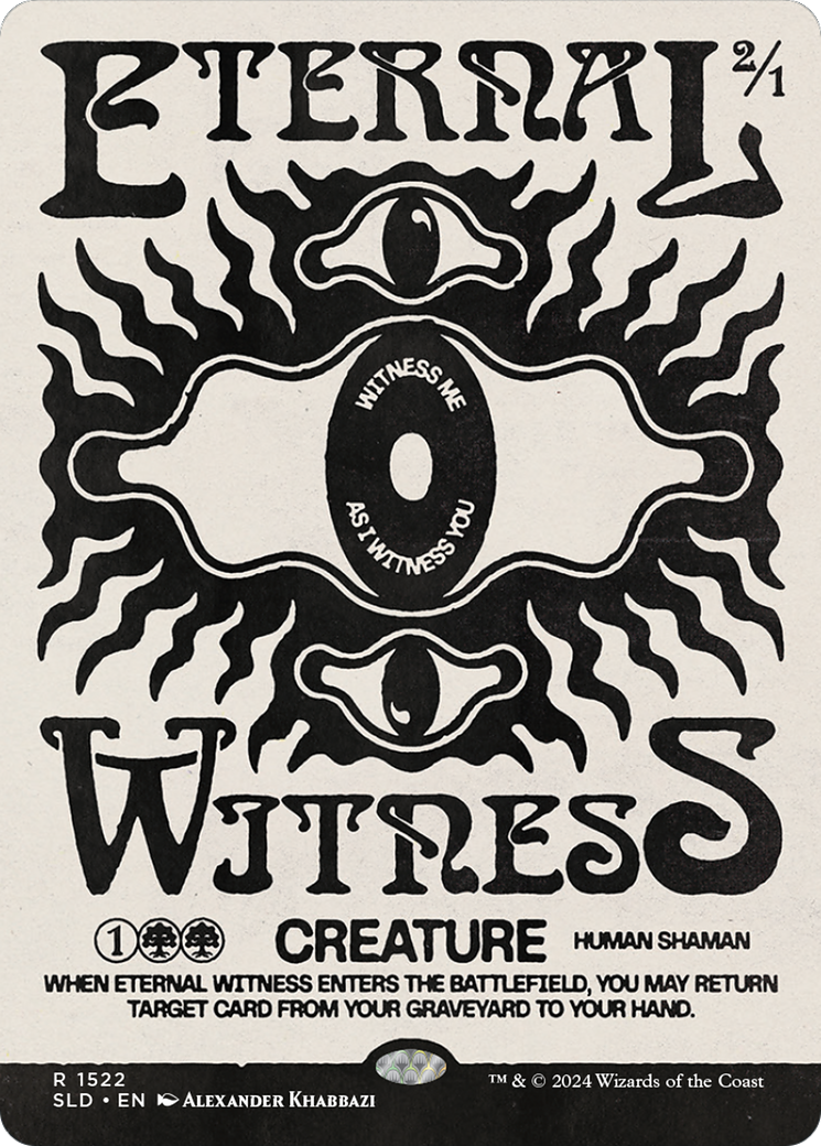Eternal Witness (SLD-1522) [Secret Lair Drop] (Borderless)