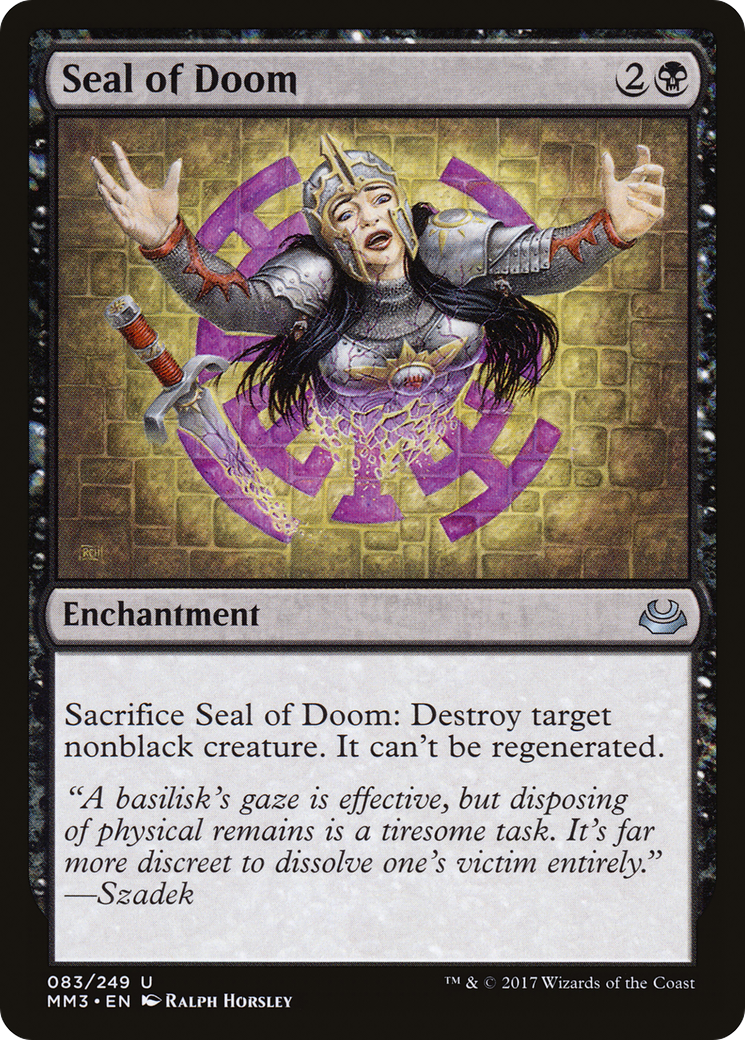 Seal of Doom (MM3-083) [Modern Masters 2017]