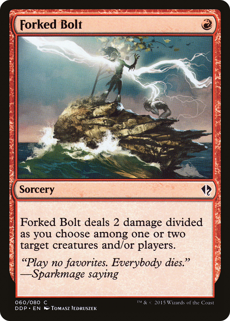 Forked Bolt (DDP-060) [Duel Decks: Zendikar vs. Eldrazi]
