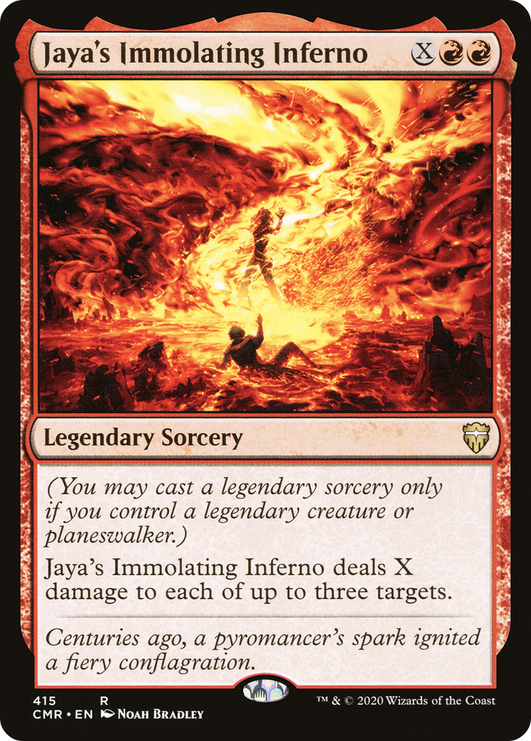 Jaya's Immolating Inferno (CMR-415) [Commander Legends]
