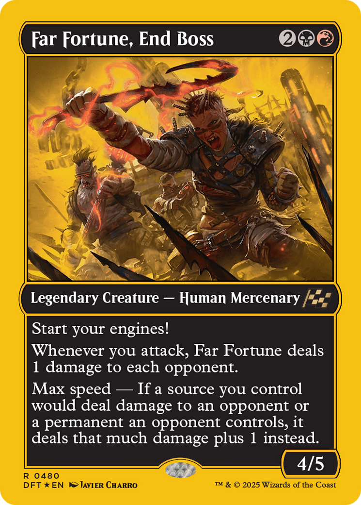 Far Fortune, End Boss (DFT-480) [Aetherdrift] Foil