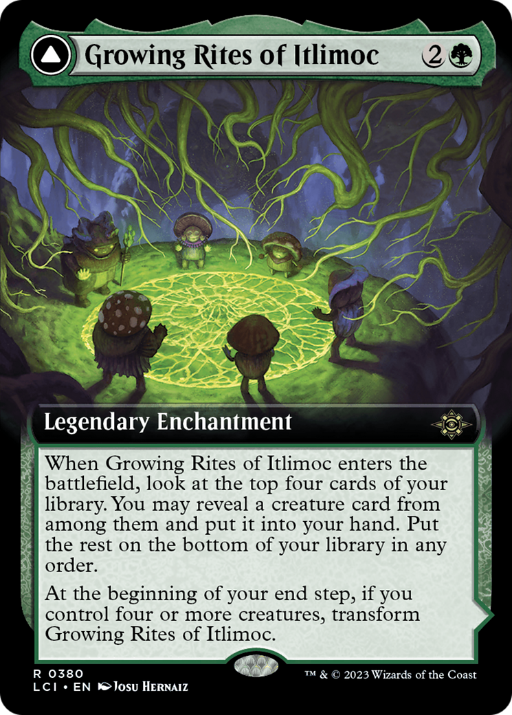 Growing Rites of Itlimoc // Itlimoc, Cradle of the Sun (LCI-380) [The Lost Caverns of Ixalan]: (Extended Art)