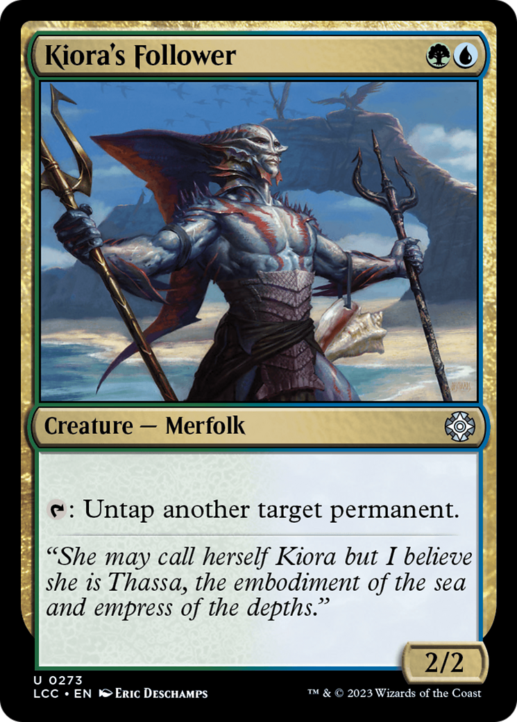 Kiora's Follower (LCC-273) [The Lost Caverns of Ixalan Commander]