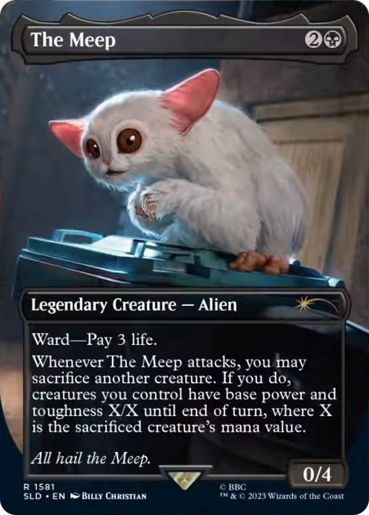 The Meep (SLD-1581) [Secret Lair Drop] (Borderless) Foil