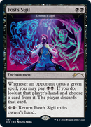 Leshrac's Sigil (SLD-1188) [Secret Lair Drop] / Post's Sigil Foil