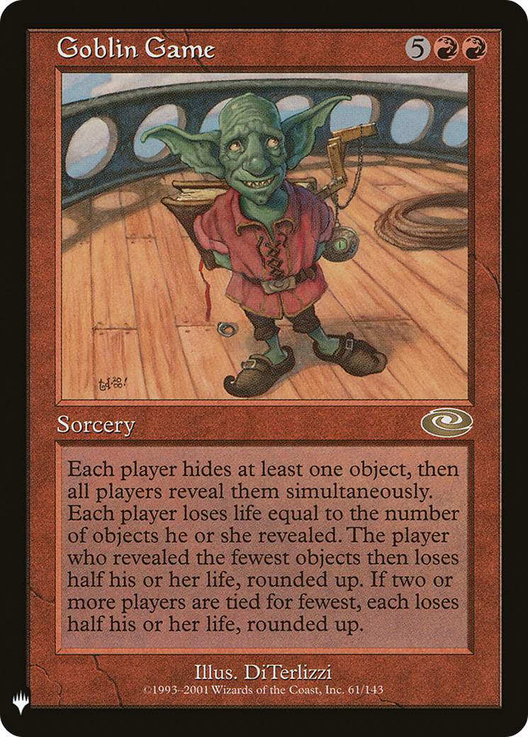 Goblin Game (LIST-PLS-61) [The List]