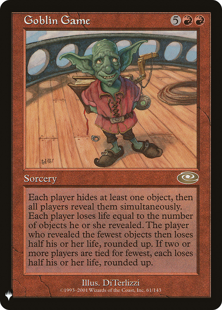 Goblin Game (LIST-PLS-61) [The List]