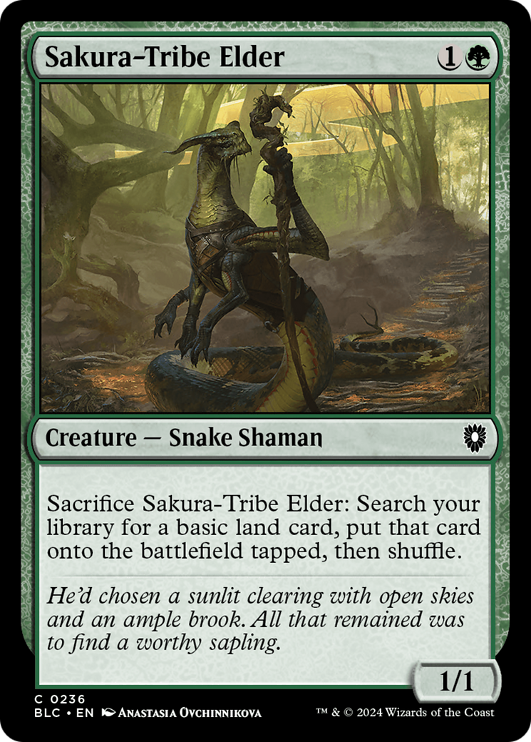 Sakura-Tribe Elder (BLC-236) [Bloomburrow Commander]