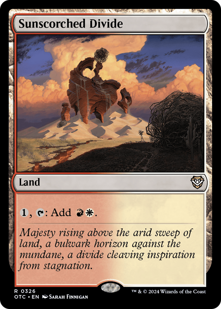 Sunscorched Divide (OTC-326) [Outlaws of Thunder Junction Commander]