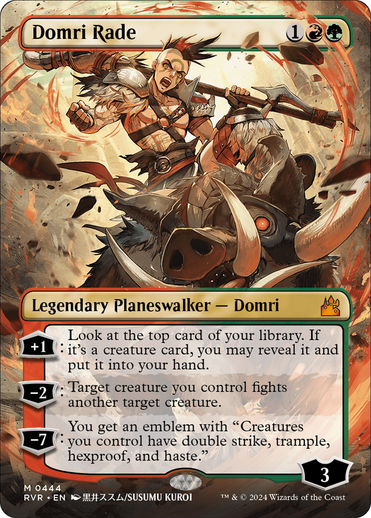 Domri Rade (RVR-444) [Ravnica Remastered] (Borderless)