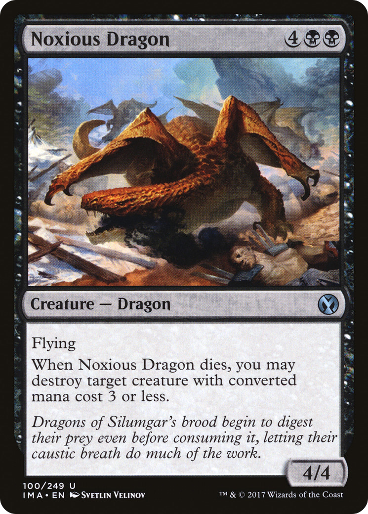 Noxious Dragon (IMA-100) [Iconic Masters] Foil