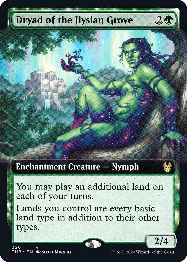 Dryad of the Ilysian Grove (Extended Art) (THB-326) [Theros Beyond Death]